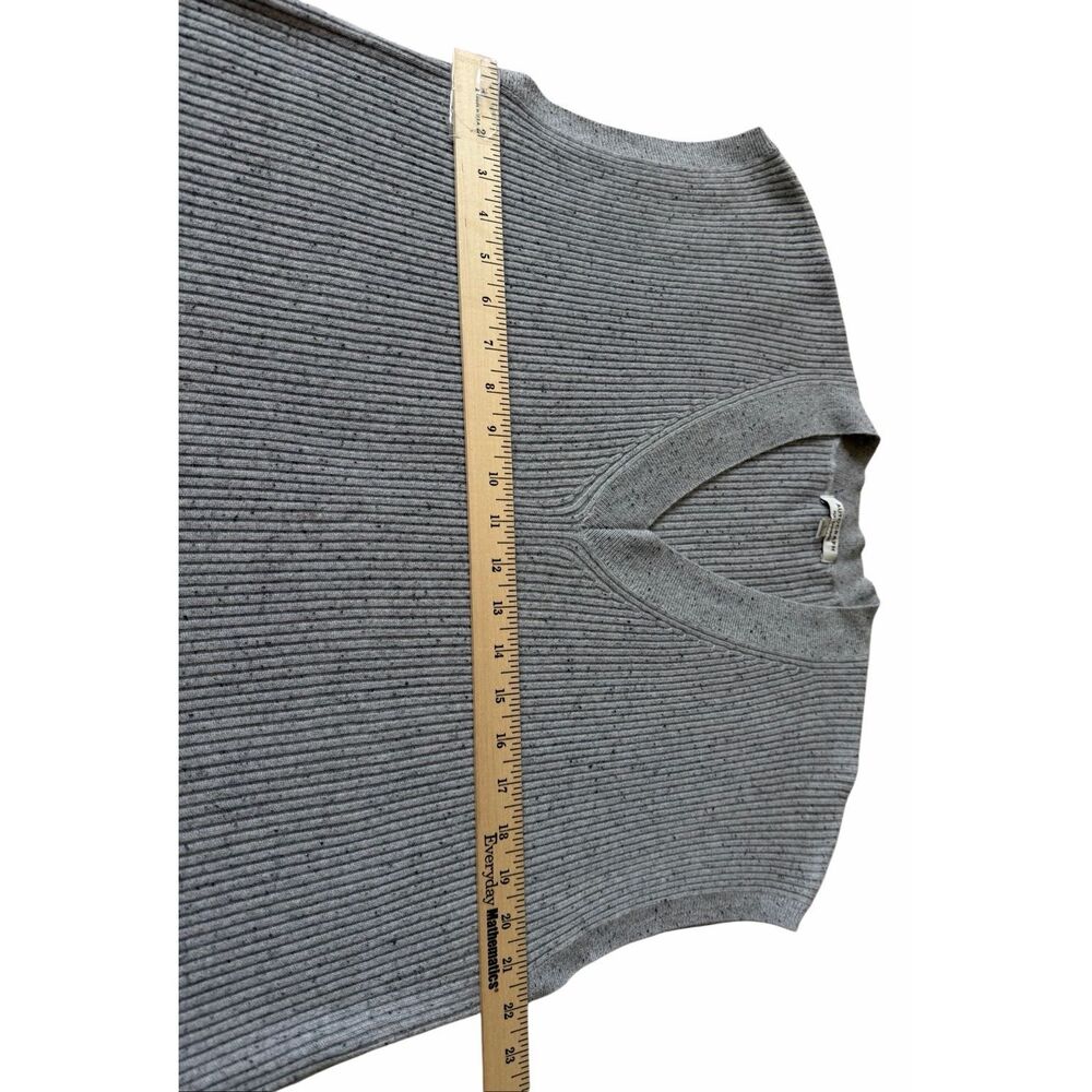 Autograph Cashmere Vest Top Ribbed Knitted Gray Large - Picture 6 of 8